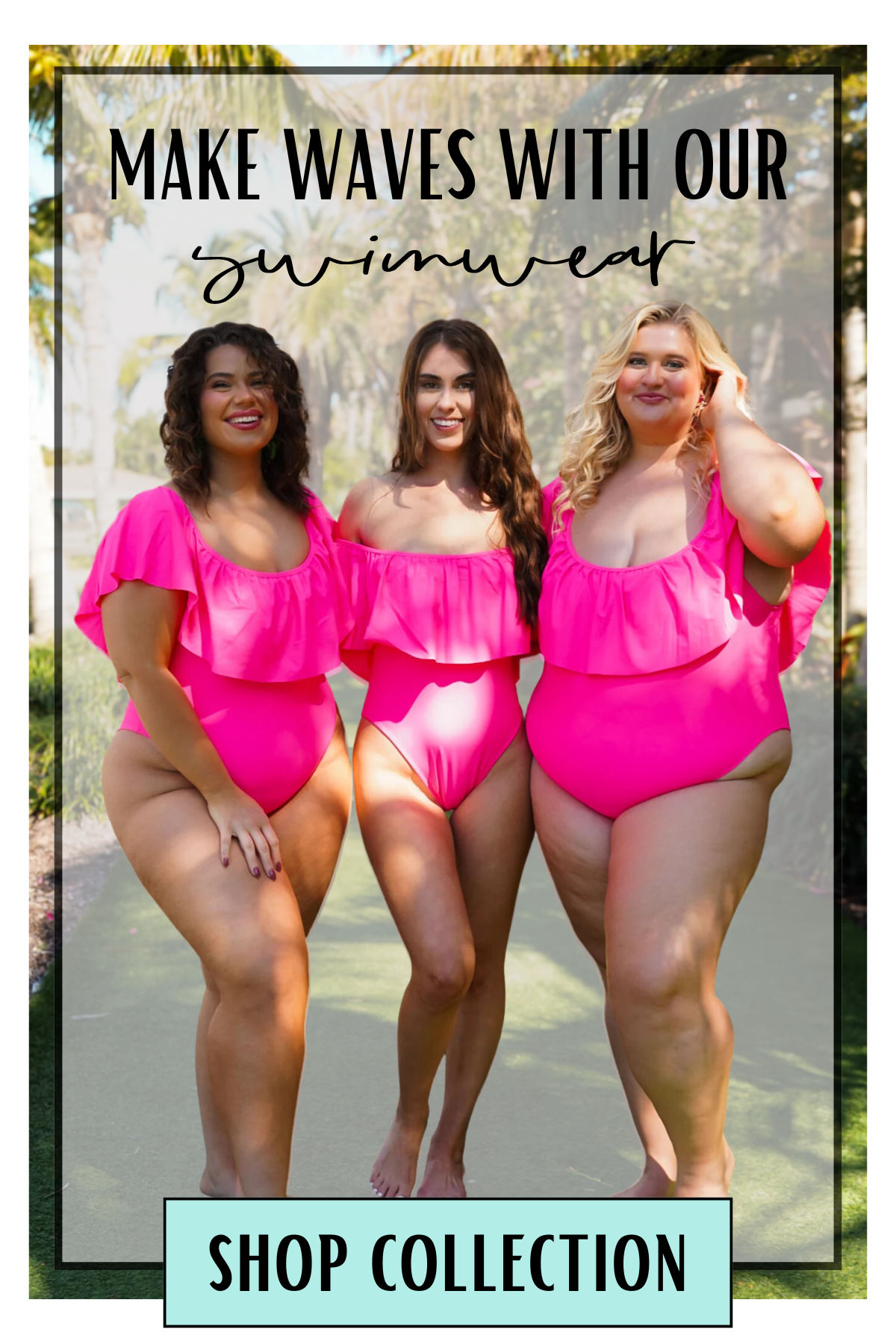 make waves with our swimwear! Shop collection.