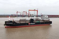 Seaspan LNG Bunkering Vessel Launched