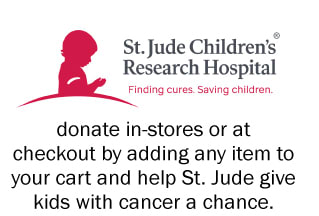 St. Jude logo & donate message