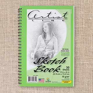 50-sheet sketch book