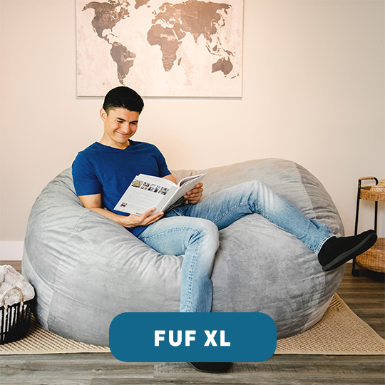 Fuf XXL Gray Plush