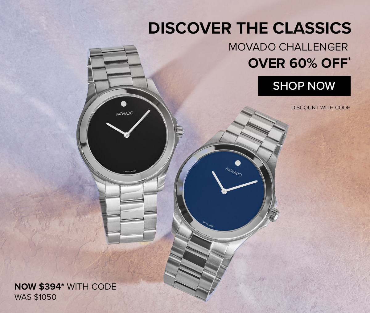 MOVADO CHALLENGER OVER 60% OFF