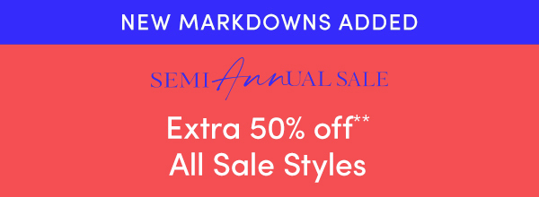 Semi AnnUAL SALE