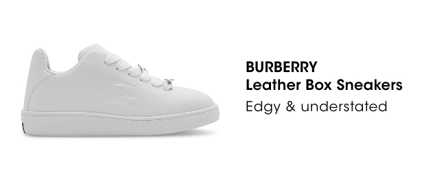 Burberry Leather Box Sneaker