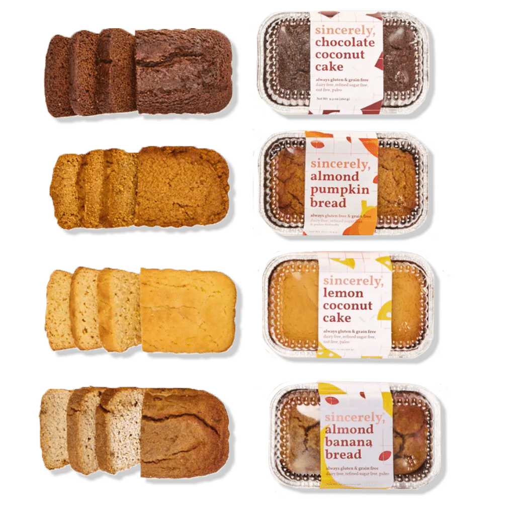 Image of Assorted Gluten-Free, Dairy Free Cake Sampler (4-Pack)