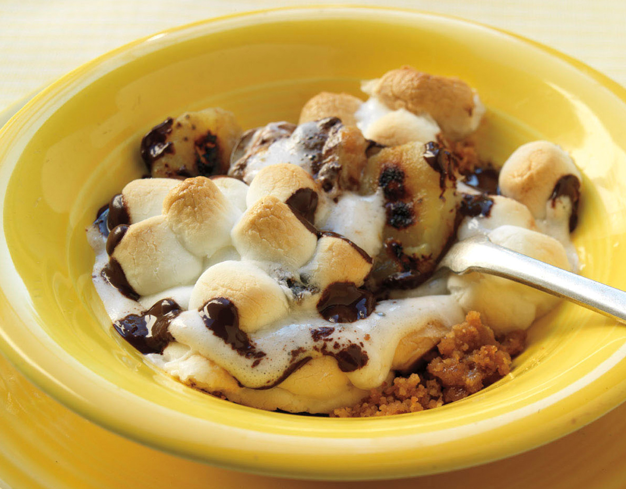 image of the Grilled Banana S’mores