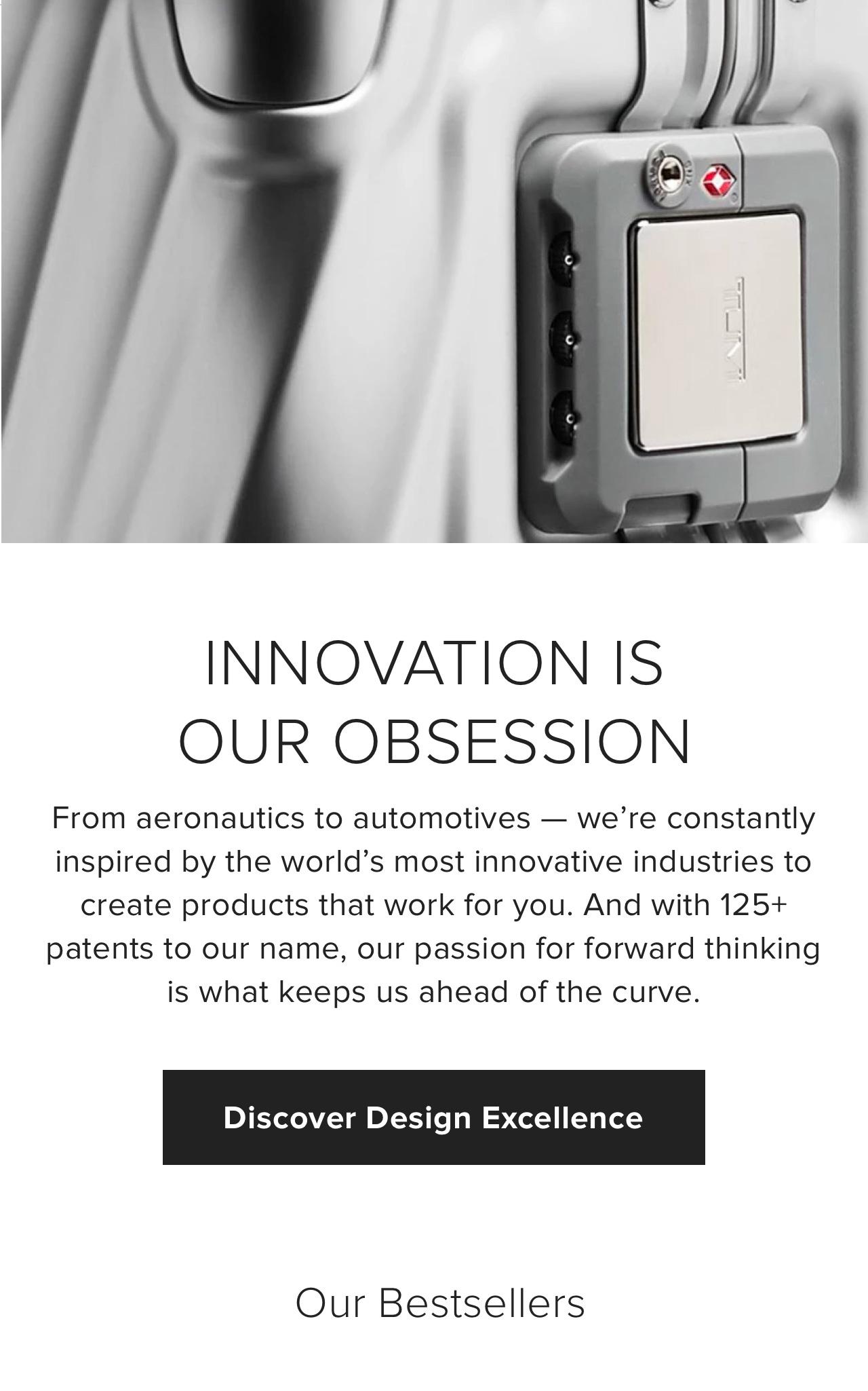 Innovation is Our Obsession