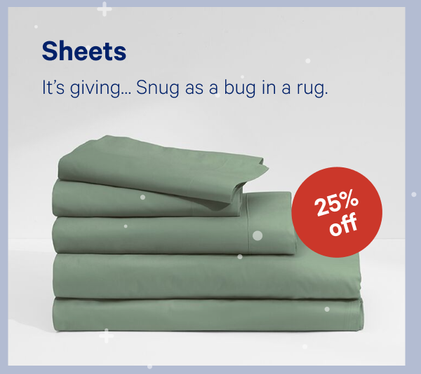 [25% OFF] >> Sheets >> 