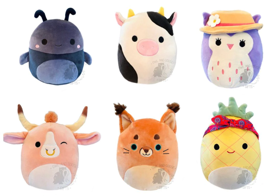 Squishmallow 5 Inch Everyday Spring Squad Set of 6