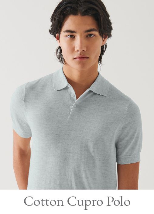 COTTON CUPRO POLO