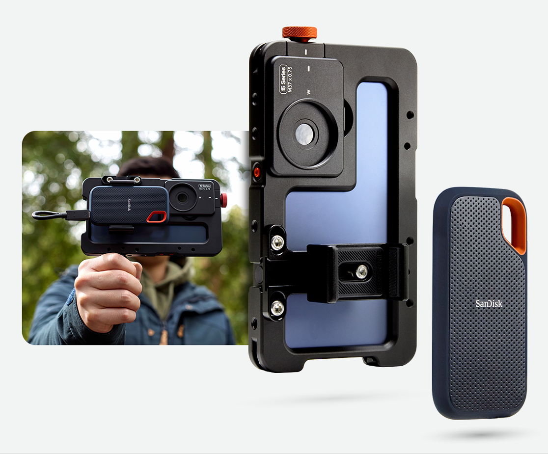 BEASTGRIP® x SanDisk® Beastcage™ Creator Kit & SanDisk® Extreme Portable SSD