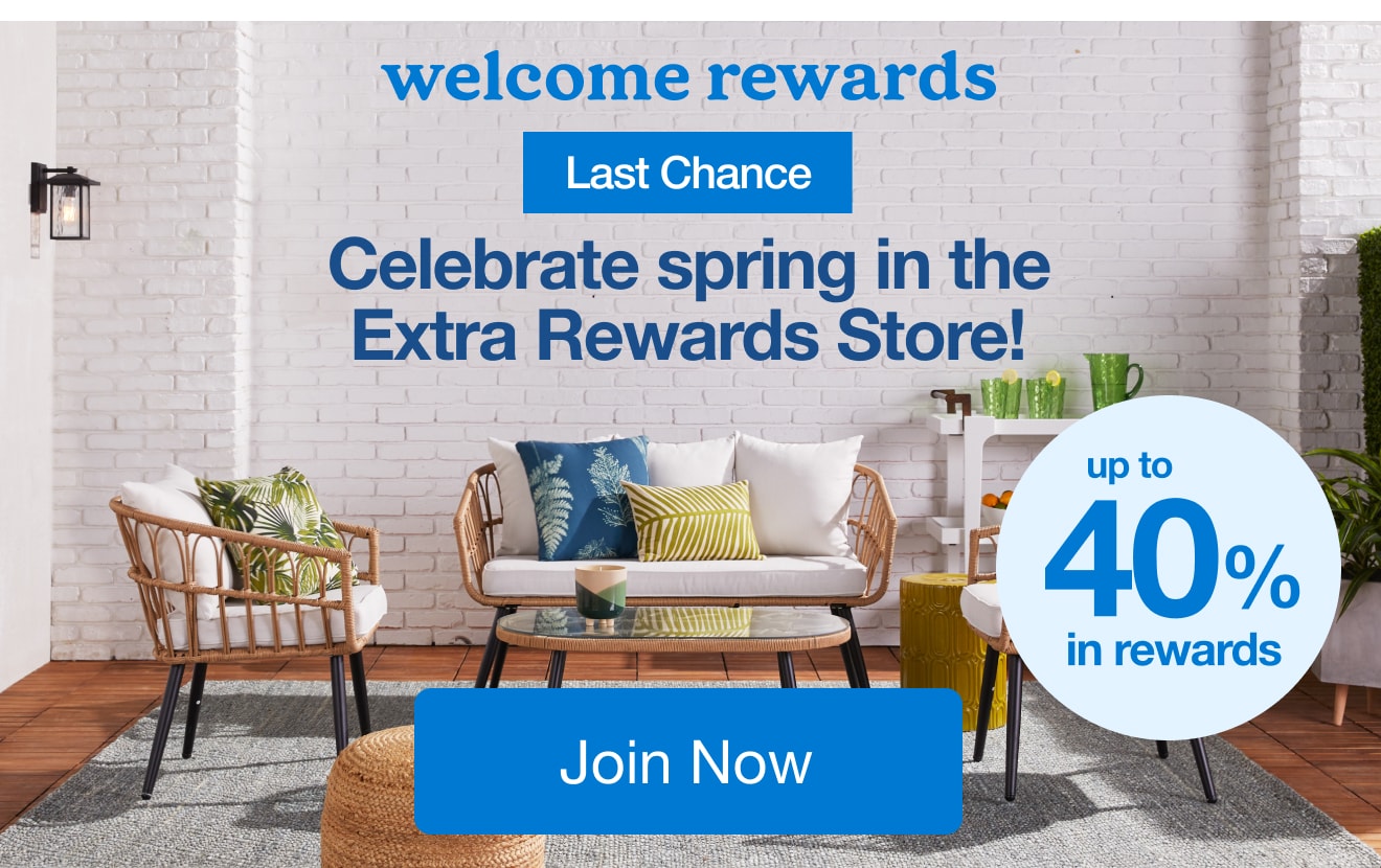 Receive exclusive savings with the Extra Rewards Store