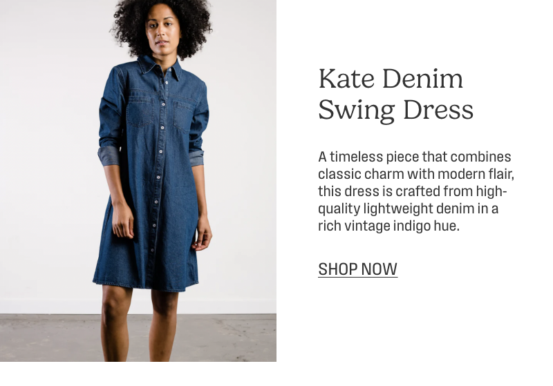 Shop Kate Denim Swing Dress