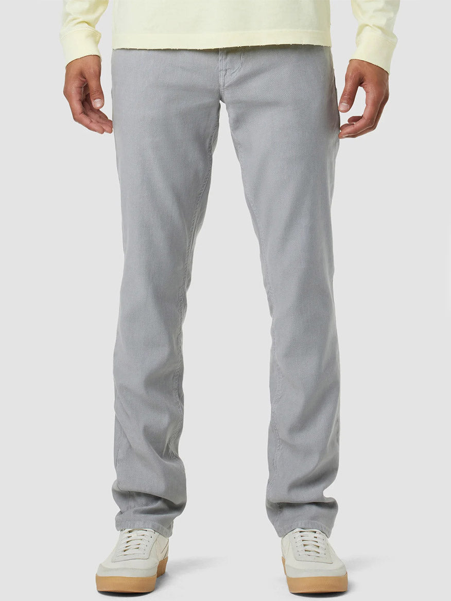 Image of Hudson Blake Slim Straight Twill Jean in Cement