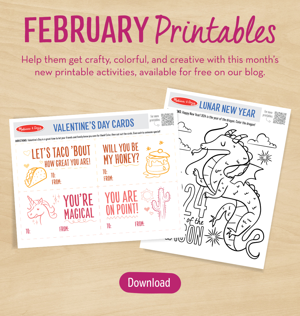 download your free february printables now