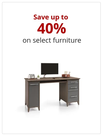 Save up to  40% on select furniture