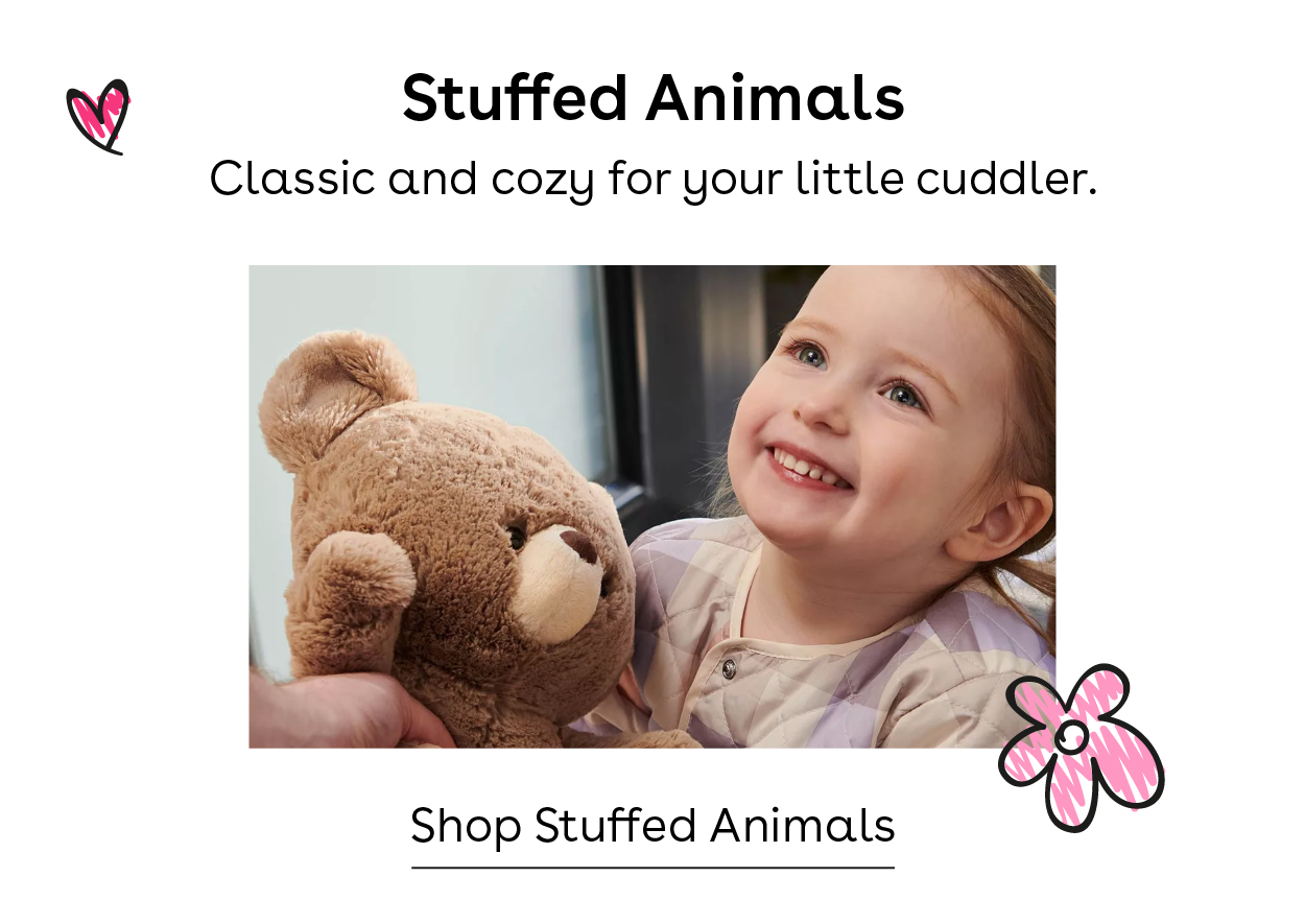 Stuffed Animals - Classic and cozy for your little cuddler. Shop Stuffed Animals