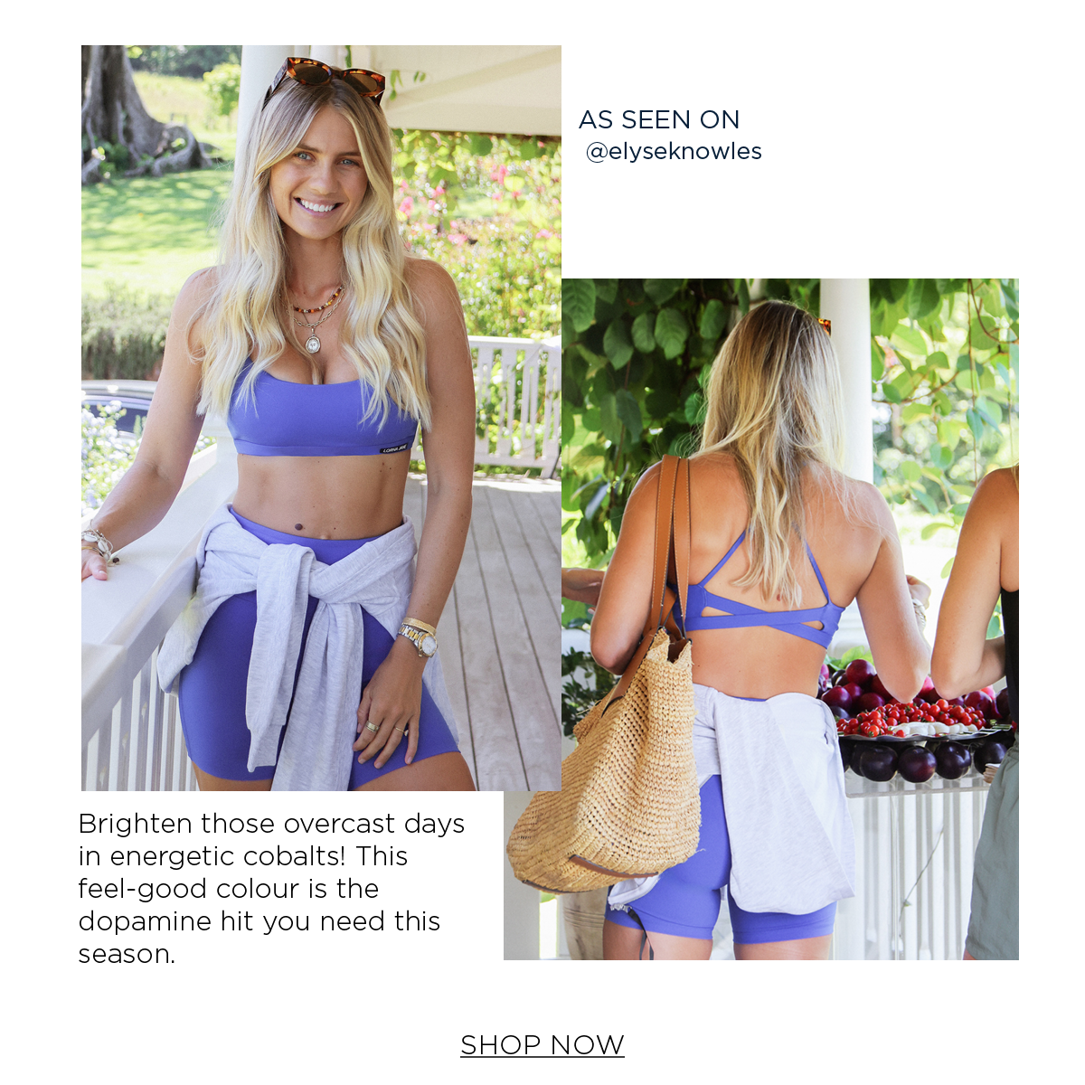 Cobalt Sports Bra