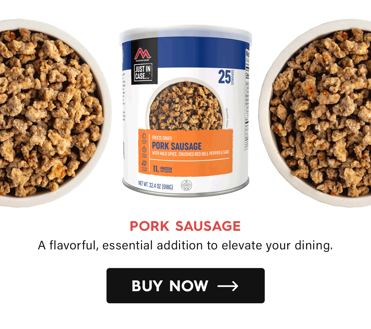 Pork Sausage A flavorful, essential addition to elevate your dining. CTA: Buy Now