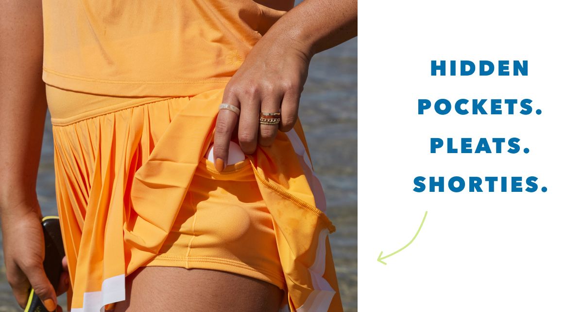 Hidden Pockets. Pleats. Shorties.