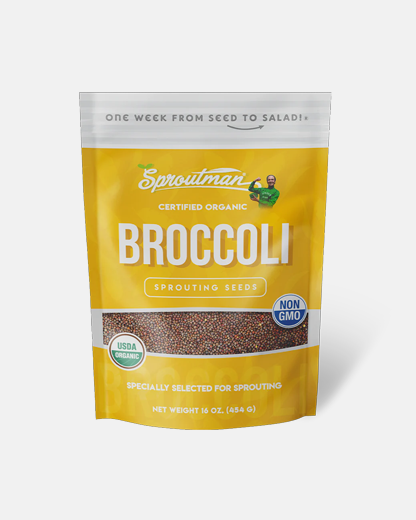 Sproutman® Organic Broccoli Sprouting Seeds (16 oz)