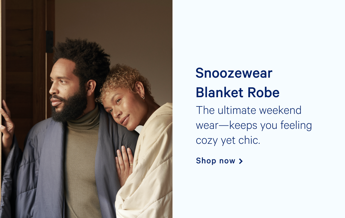 Snoozewear Blanket Robe >> The ultimate weekend wearâ€”keeps you feeling cozy yet chic. >> Shop now >>