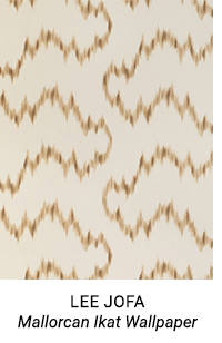 Mallorcan Ikat Wallpaper - Camel