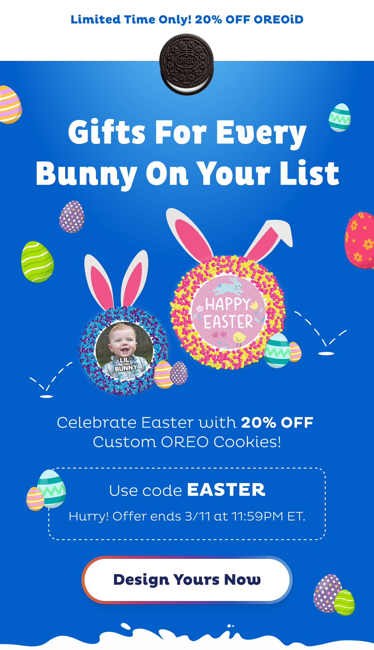 User code EASTER for 20% off. Offer ends 3/11 at 11:59PM ET