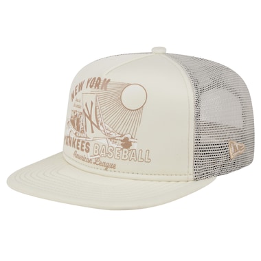  New Era Khaki  Almost Friday A-Frame 9FIFTY Trucker Snapback Hat