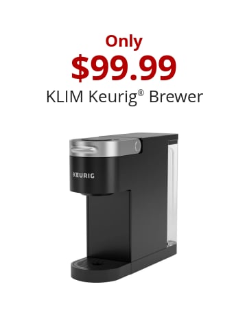 Only $99.99 KLIM Keurig® Brewer