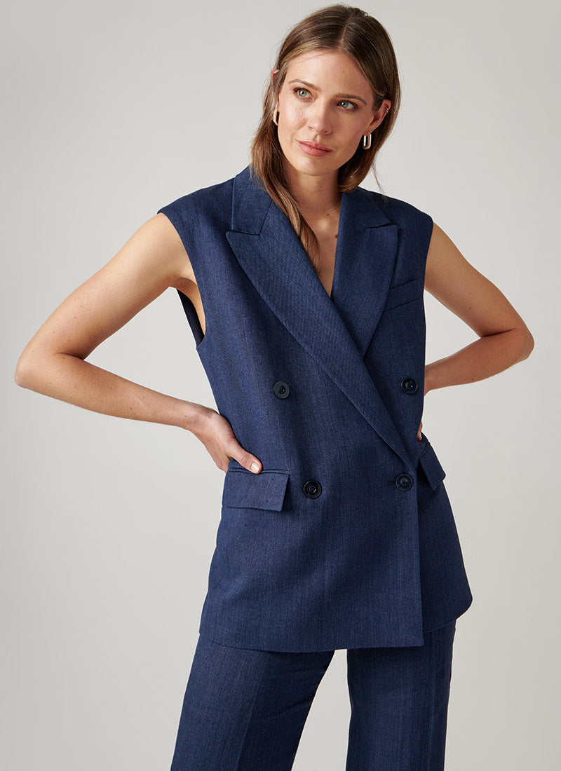 Image of Eliche Sleeveless Blazer