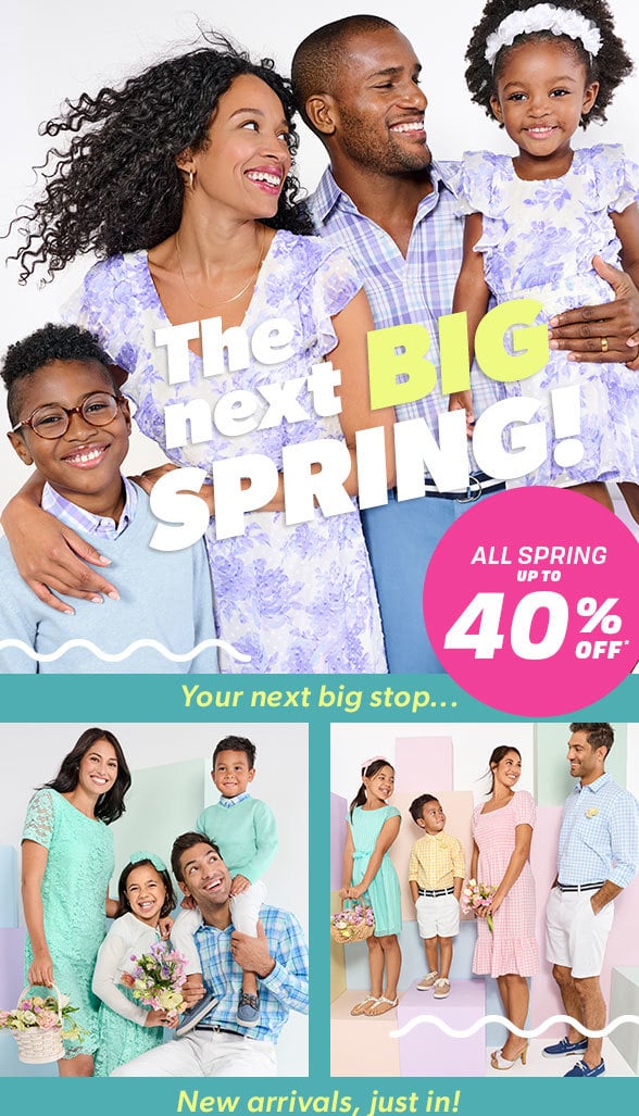 Up to 40% off All Spring