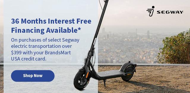 Segway 36 Months Interest Free Financing Available