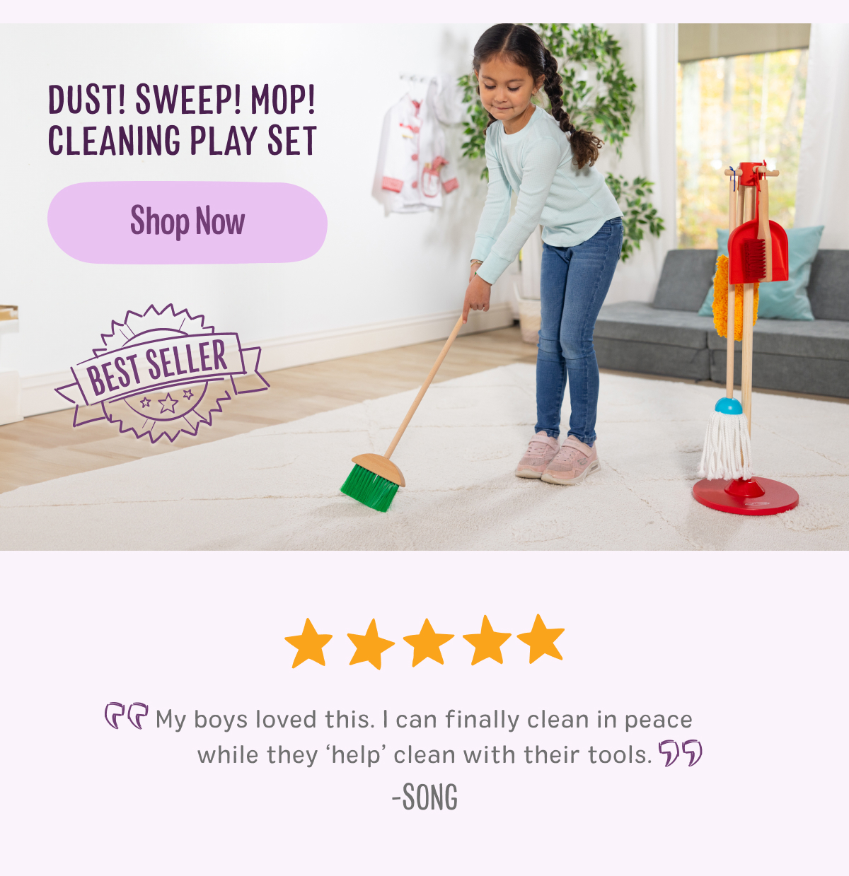 Dust Sweep Mop Shop Now