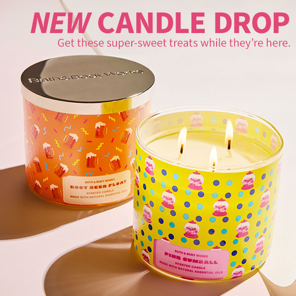 New candle drop Get these super-sweet treats while they're here