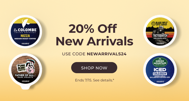 20% Off New Arrivals use code NEWARRIVALS24