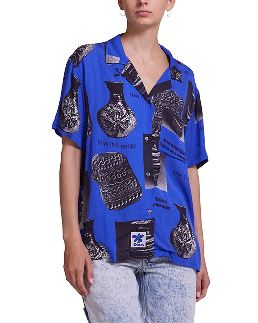 Image of Impermanence Short Sleeve Shirt - Ghosted Web