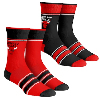  Rock Em Socks  Multi-Stripe 2-Pack Team Crew Sock Set