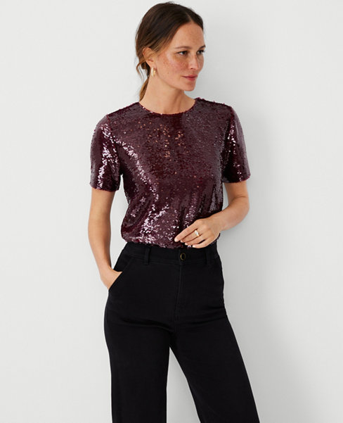 Sequin Tee