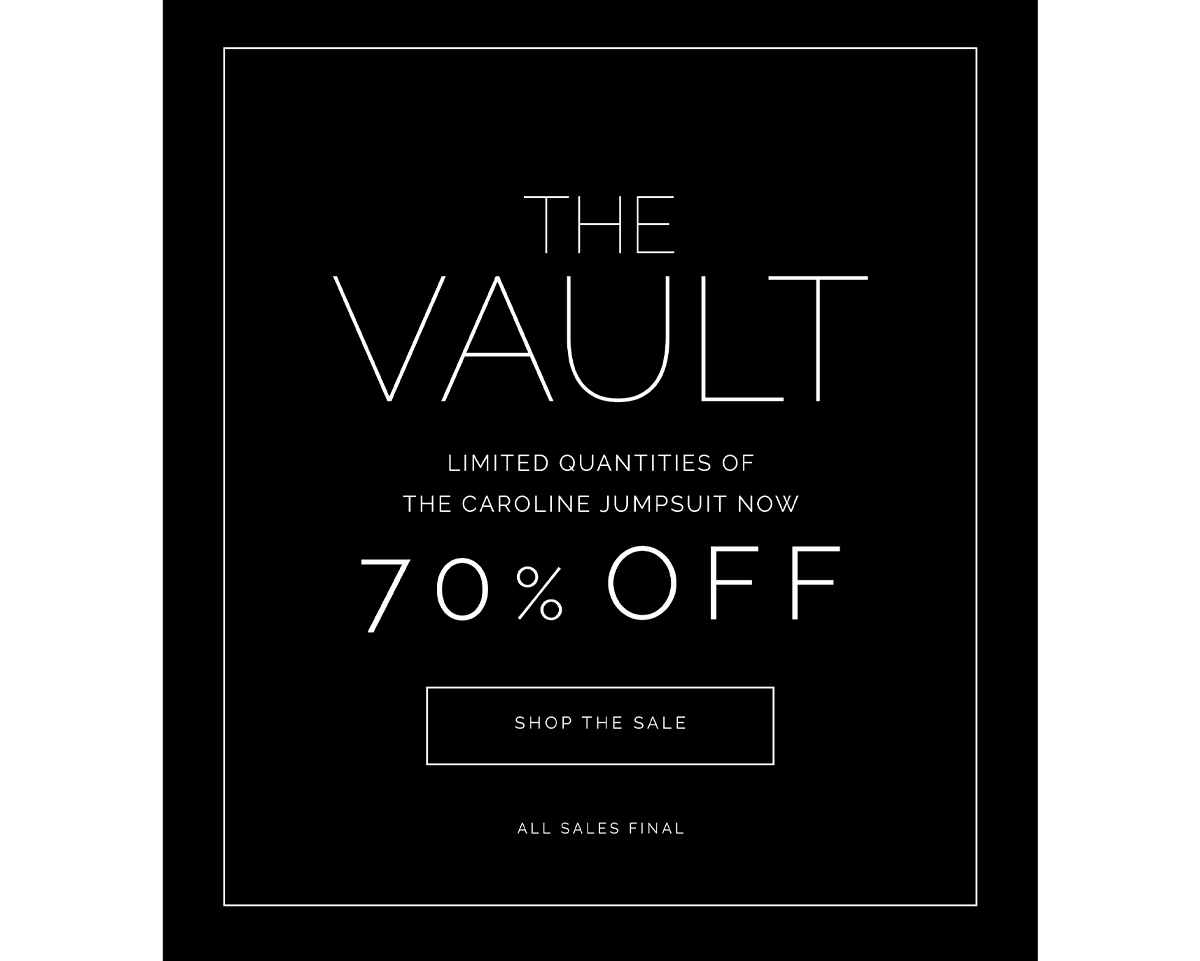 Shop the Vault Sale: Up to 70% off