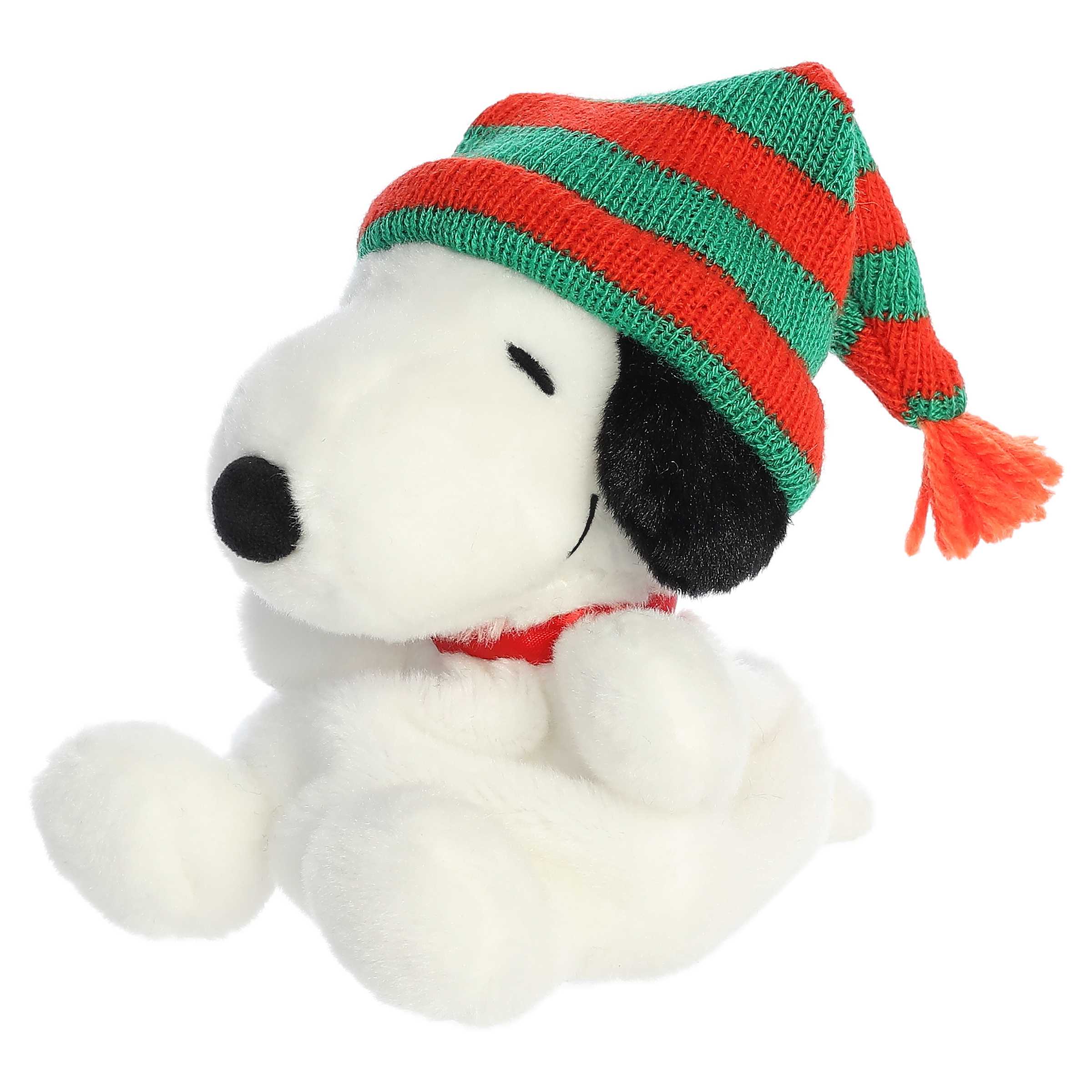 Palm Pals 5 Inch Peanuts Snoopy with Beanie Plush Toy