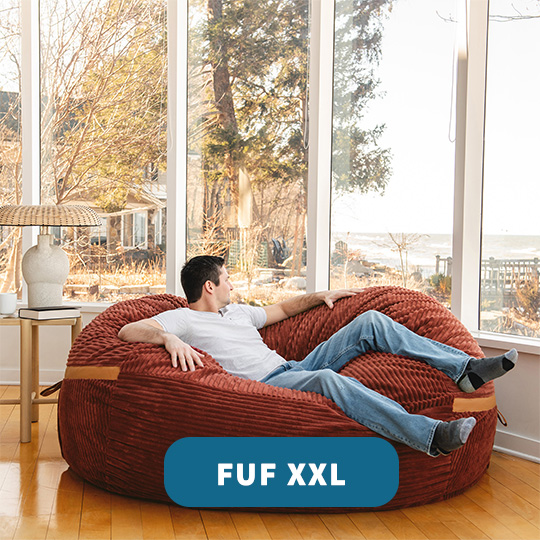 Fuf XXL Deep Terracotta Corded Plush