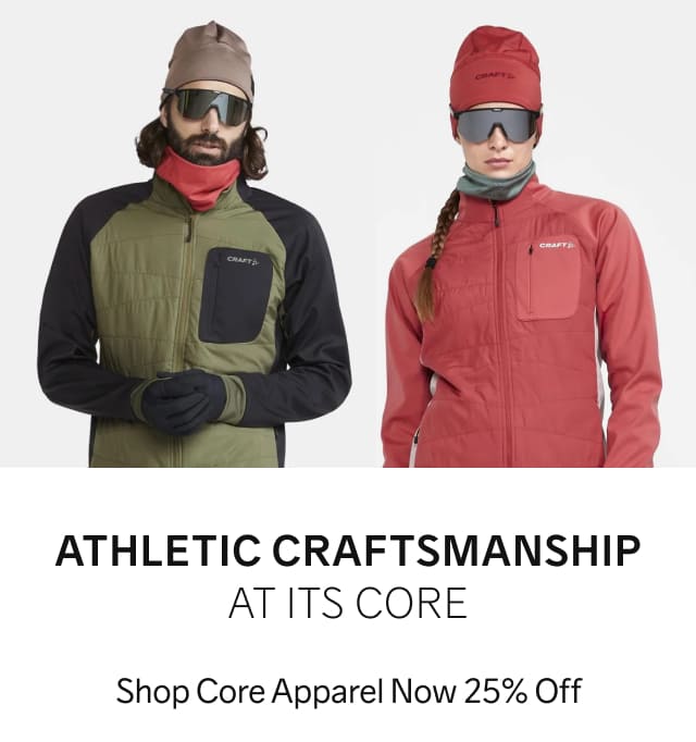 Athletic Craftsmanship at its Core | Shop Core Apparel Now 25% Off