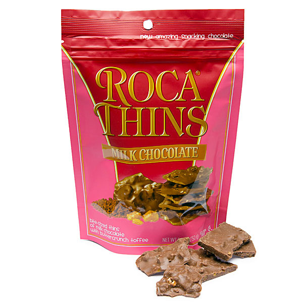 132230 - Roca Thins Buttercrunch Toffee Candy - Milk Chocolate: 5.3-Ounce Bag