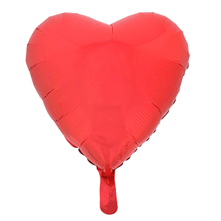 Red foil balloon