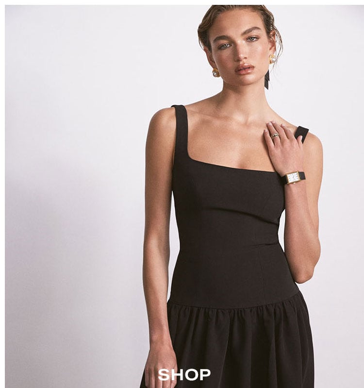 Shop Black Dresses.