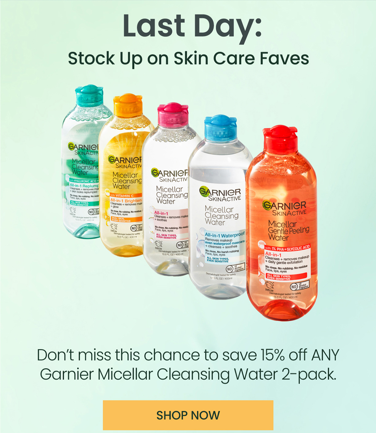 Shop Garnier Micellar Water