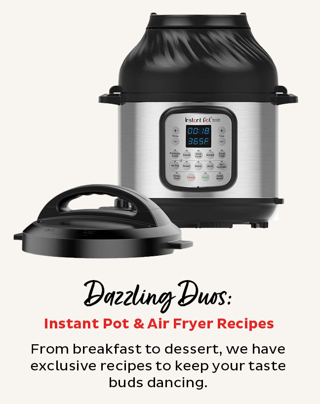 Instant Pot® Duo Crisp™ + Air Fryer 8-quart Multi-Use Pressure Cooker