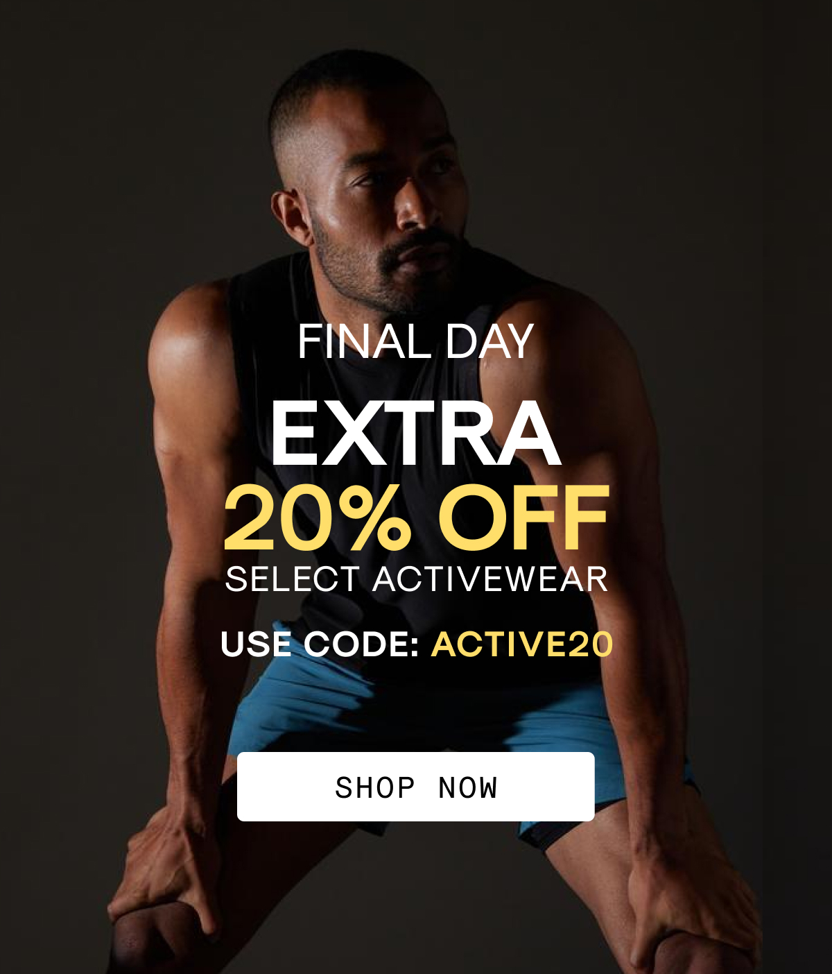 20% off select activewear