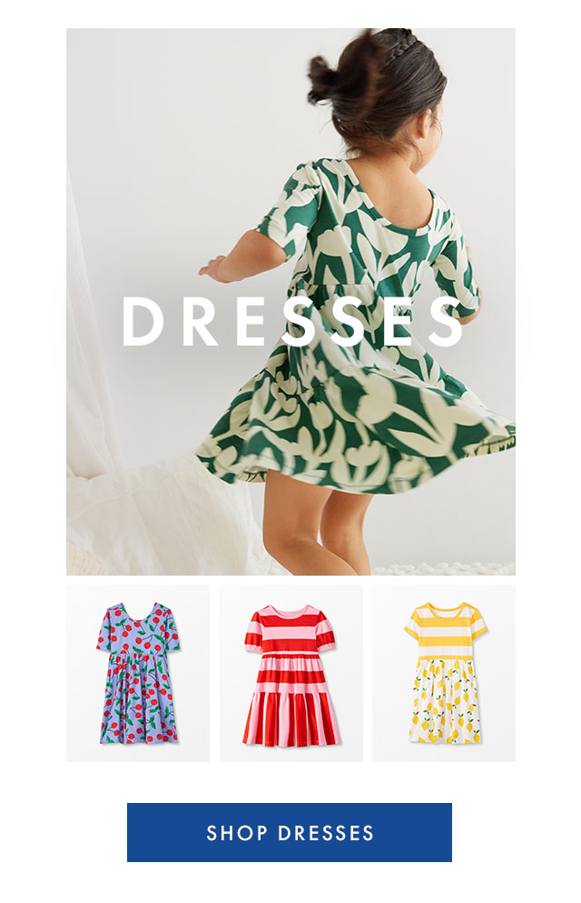 Shop dresses.